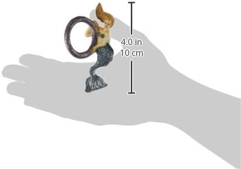 Zoo Med Betta Bling Mermaid with Hoop Black 2 x 1 x 1 inches