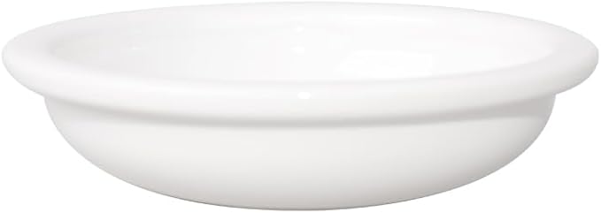 Hello Bowl Elevated Ceramic Cat Bowl with Stand, Raised Whisker-Friendly Feeding Bowl for Cats & Small Dogs, Patented Design, Made in Korea (White, Round Only/Wet)