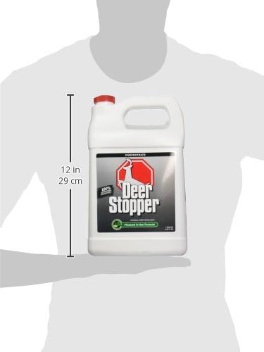 Deer Stopper, Liquid Animal Stopper Repellent, All Natural, Effective All Year Round, Safe for People and Pets, No Harsh Chemicals, Ready to Use, Deer & Moose Repellent - 1 Gallon Concentrate