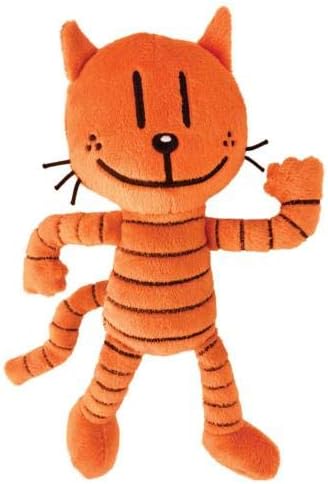 MerryMakers Petey Cat & Dog Man Plush Toy Backpack Pull Set, from Dav Pilkey's Book Series