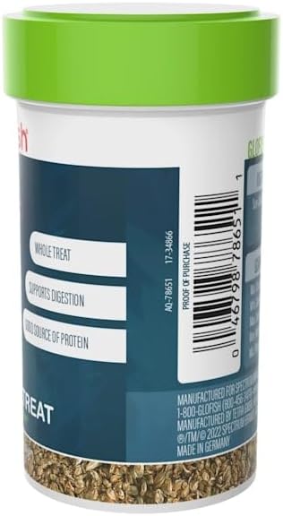 GloFish Daphnia Treat Whole Treat and Good Source of Protein for Fish, 0.5 Ounces