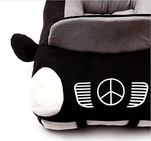 BADASS SHARKS Car Shaped Dog Cat Bed Pet House Cool Teddy Sofa Puppy Nest 70x50cm Cushion Kitten Padded Kennel Soft and Cozy Pet Bed with Cat Bed Mat Pillow and Car Design | Plush velvet car shaped pet bed with non-slip base for small dogs & cats, mach...
