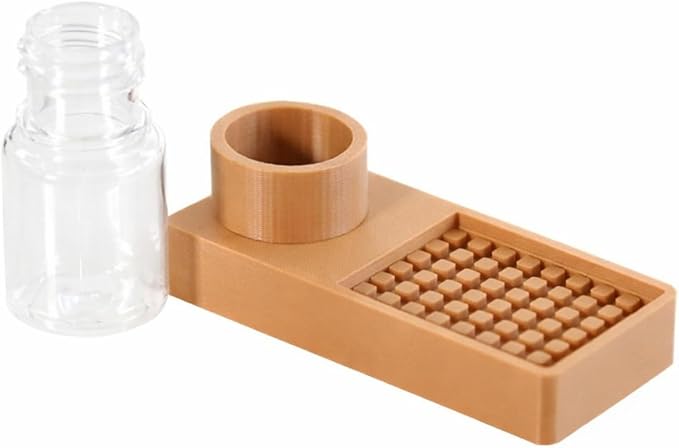 Jumping Spider Water Dispenser Jumping Spider Enclosure Accessories Suitable for Tarantulas, Praying Mantises,and Other Small Animal Enclosure Accessories (Natural Wood Color)