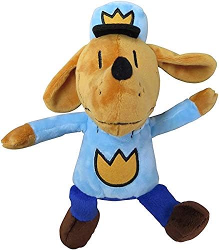 MerryMakers Petey Cat & Dog Man Plush Toy Backpack Pull Set, from Dav Pilkey's Book Series