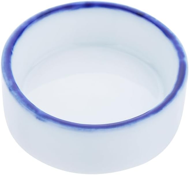 6 Pack Tarantula Ceramic Feeding Bowl Hermit Crab Water Bowl Spider Small Reptile Micro Ceramic Food Dish (1.37" D, 0.51" H)