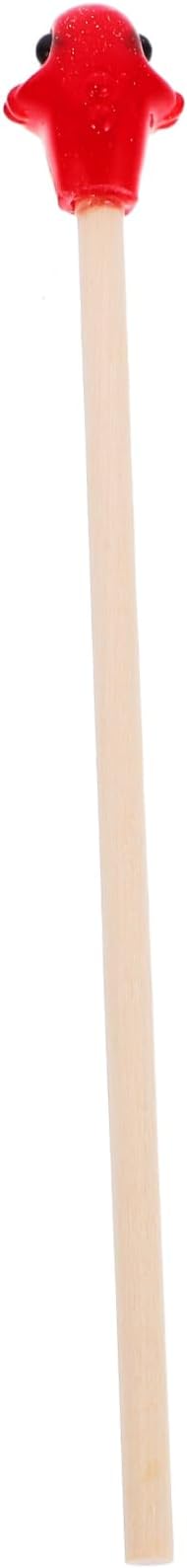 KOMBIUDA Betta Fish Training Wand Interactive - Wooden Plaything for Betta Tank Decoration for Fish Exercise Random Color