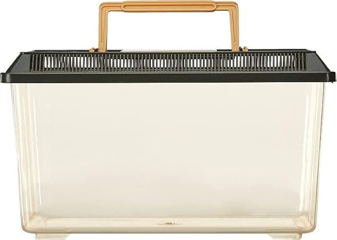 Exo Terra Faunarium Small PT2255 – Plastic Reptile Terrarium and Transport Container for Lizards,Spiders & Amphibians,(Pack of 2)
