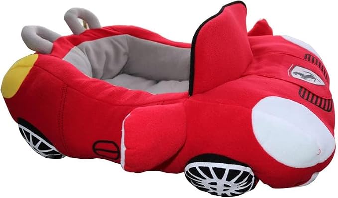 BADASS SHARKS Car Shape Puppy Pet Dog Cat Bed Plush Car Pet Bed Car Shape Luxury Dog Cat Bed Pet House Teddy Warm Sofa Puppy Nest Cushion Kitten Winter Fashion Padded Kennel with Mat Soft Bed