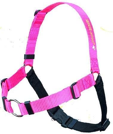 The Original Sense-ation No-Pull Dog Training Harness (Pink, Extra Small)