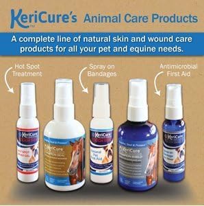 KeriCure 8 oz Champion Seal Spray On Liquid Bandage for Horses/Large Animals