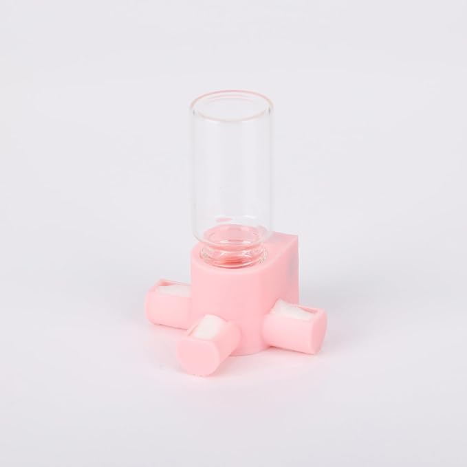 Jumping Spider Water Dispenser, Magnetic Hanging Feeder,Suitable for Jumping Spiders,Tarantulas, Praying Mantises,Arboreal Animals, and Other Small Animal Enclosure Accessories,5ML (Pink)