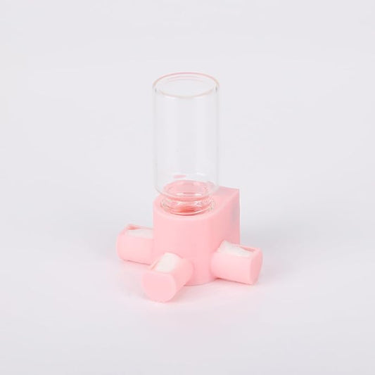 Jumping Spider Water Dispenser, Magnetic Hanging Feeder,Suitable for Jumping Spiders,Tarantulas, Praying Mantises,Arboreal Animals, and Other Small Animal Enclosure Accessories,5ML (Pink)