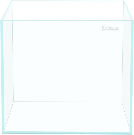 LYPHARD AQUARIUMS 21 Gallon Rimless Aquarium Tall Tank, Ultra Clear Low Iron Big Fish Tank, L15.8×W15.8×H19.7 Glass Thickness 6mm with EVA Foam Leveling Mat