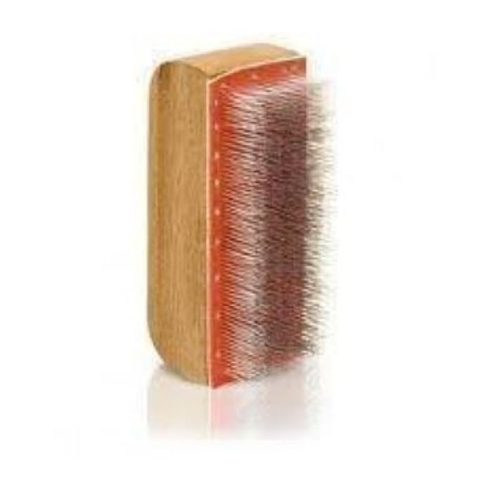 Professional Velvet Carding Brush, Steel Wire Bristles, Upholstery Fabric Grooming Tool