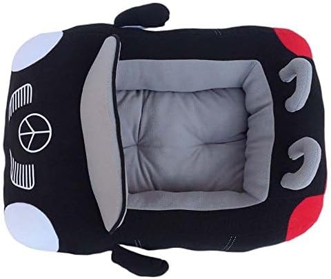 BADASS SHARKS Car Shaped Dog Cat Bed Pet House Cool Teddy Sofa Puppy Nest 70x50cm Cushion Kitten Padded Kennel Soft and Cozy Pet Bed with Cat Bed Mat Pillow and Car Design | Plush velvet car shaped pet bed with non-slip base for small dogs & cats, mach...