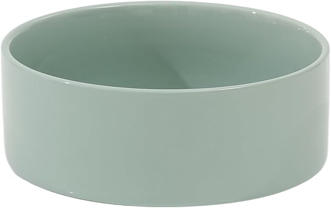 Havniva Ceramic Dog Bowls, Dog Food and Water Bowl Set, Dog Water Bowl | 7.3” Ceramic Dog Food Bowls with Non-Slip Rubber Base, Large Capacity, Dog Feeding Bowls for Medium Dogs