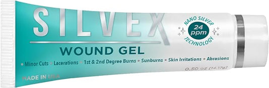 Be Smart Get Prepared SILVEX Wound Gel, 0.5 Fl Oz (Pack of 1), Clear