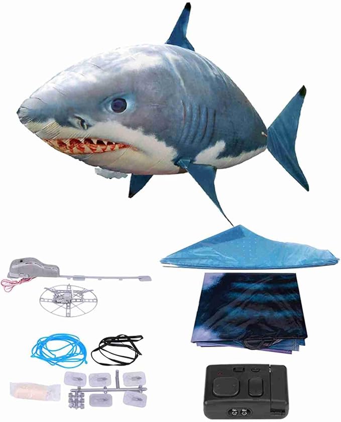JTLB Remote Control Flying RC Toy for Kids, Inflatable Balloon with Controller, Fun Indoor Family Office Party Toy (#1)