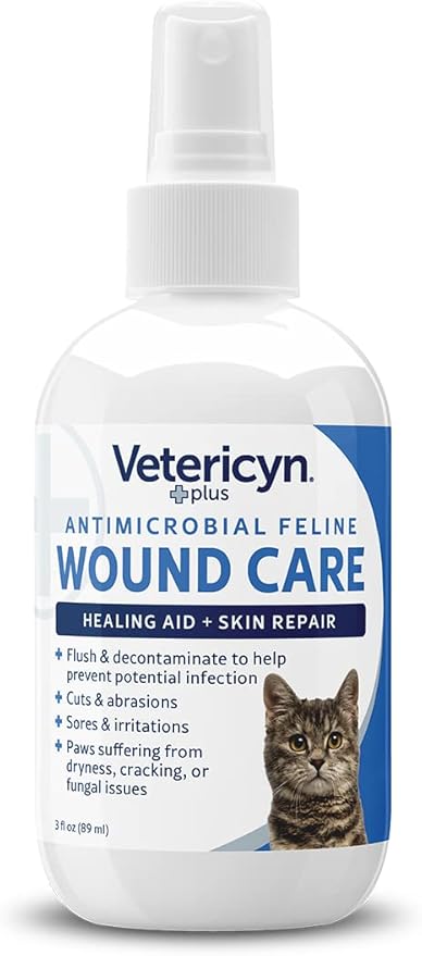 Vetericyn Plus Cat Wound Care Bundle for Optimal Healing, Skin Care and Relief