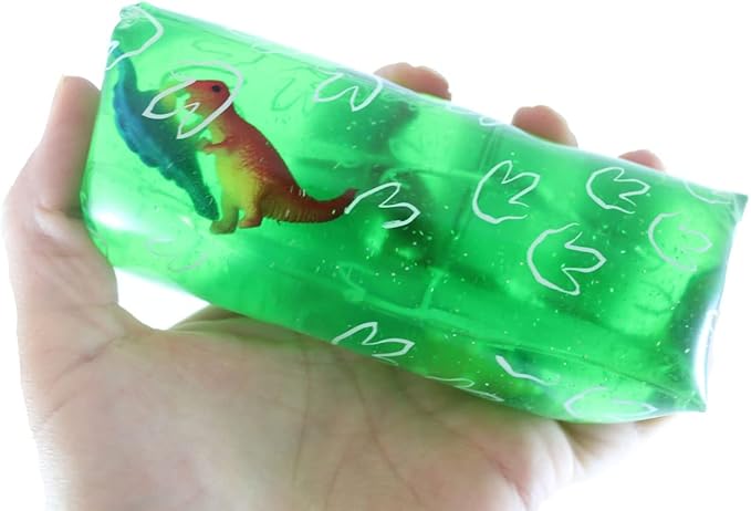 3 Different Animal Filled Water Trick Snakes - Filled with Clownfish, Dinosaurs and Sea Creatures - Stress Toy - Slippery Tricky Wiggly Wiggler Tube - Squishy Wiggler Sensory Fidget Ball