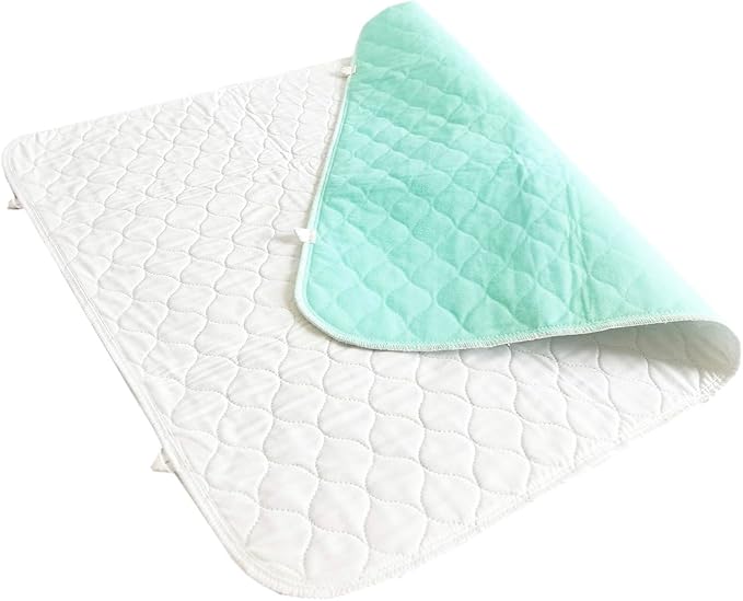 Washable Waterproof Bed Pads, Extra Absorbent 34”x52” (2 Pack | Anti Slip, Mattress and Furniture Protectors, Breathable, reusable underpads for Incontinence,Adults, Elderly, Kids, Pets