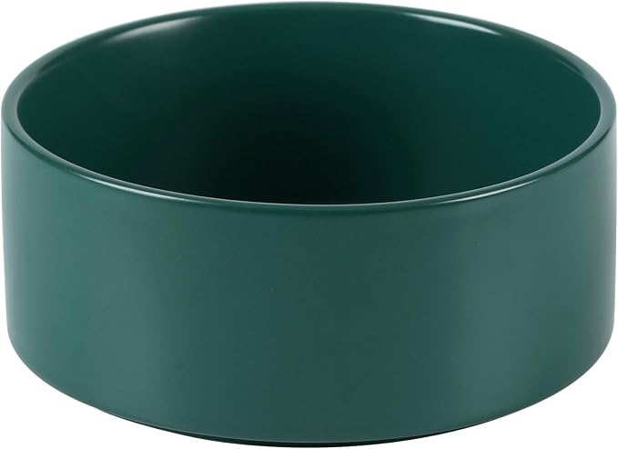 Havniva Ceramic Dog Bowls, 8.3” Dog Food and Water Bowl, Pet Feeding Bowl | Dog Food Bowl for Large Dogs, Food-Grade Ceramic, Dog Water Bowl with Non-Slip Rubber Base, Large Capacity, Dishwasher Safe