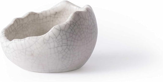 Galápagos (05457) Heavyweight Ceramic Egg Dish - Hygienic, Spill-Proof Bowl for Reptile & Terrarium Habitats, Perfect for Bearded Dragons, Geckos, Snakes, Hermit Crabs & More, Small (3in x 2.75in)