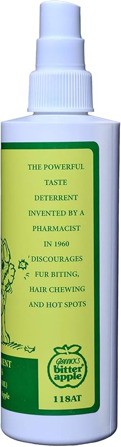 Grannicks Bitter Apple Taste Deterrent No Chew Spray for Dogs, 8oz (Pack of 3)