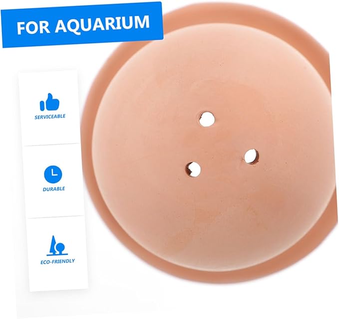 Ipetboom 1 Set Spawning Bucket Slate Stone Aquarium Live Angelfish Spawning Cone Live Discus Fish Live for Ceramic Breeding Cone Fish Eggs Cones Clay Rock Fish Tank