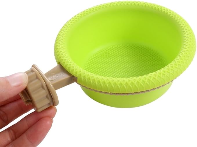 Kopida Multi-Function Bird Bath for Cage, Universal Style Small Tub Bowl for Hang Inside Cage Birdbath Shower for Parrot/Parakeets/Cockatiels/Canary/Budgerigar (4.7")