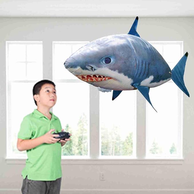 JTLB Remote Control Flying RC Toy for Kids, Inflatable Balloon with Controller, Fun Indoor Family Office Party Toy (#1)