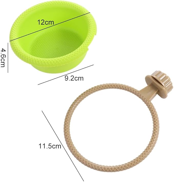 Kopida Multi-Function Bird Bath for Cage, Universal Style Small Tub Bowl for Hang Inside Cage Birdbath Shower for Parrot/Parakeets/Cockatiels/Canary/Budgerigar (4.7")