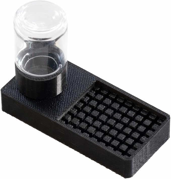 Jumping Spider Water Dispenser Jumping Spider Enclosure Accessories Suitable for Tarantulas, Praying Mantises,and Other Small Animal Enclosure Accessories (Black)