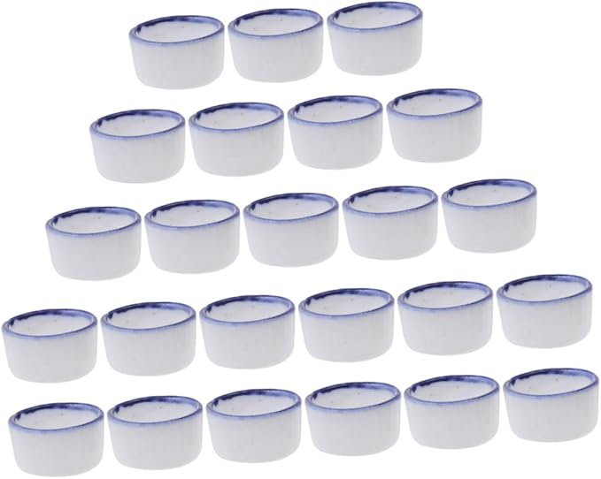 Garneck 24pcs Climbing Pet Water Basin Reptile Feeder Dish Tarantula Keeper Small Water Dish for Tarantula
