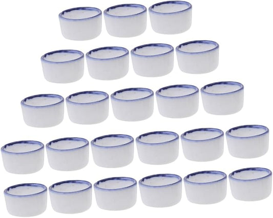 Garneck 24pcs Climbing Pet Water Basin Reptile Feeder Dish Tarantula Keeper Small Water Dish for Tarantula