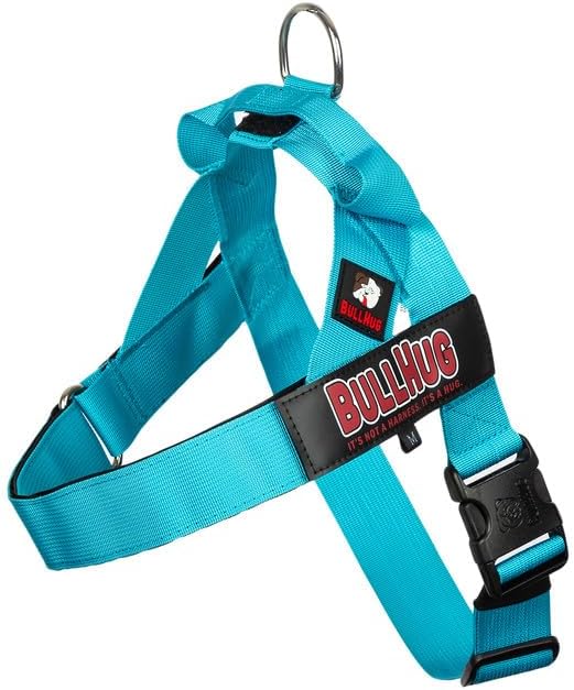 Adjustable Dog Harness– No Pull, No Choke – for English Bulldogs, French Bulldogs, Pugs & Broad-Chested Breeds – Easy, Safe Walks (Teal, Large)