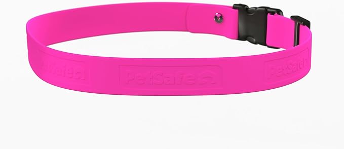 PetSafe Replacement Strap for Guardian GPS + Tracking Dog Fence Collar & Guardian GPS Dog Fence Collar - Soft Touch Material - Waterproof Material - Adjustable - Durable Design - Pink