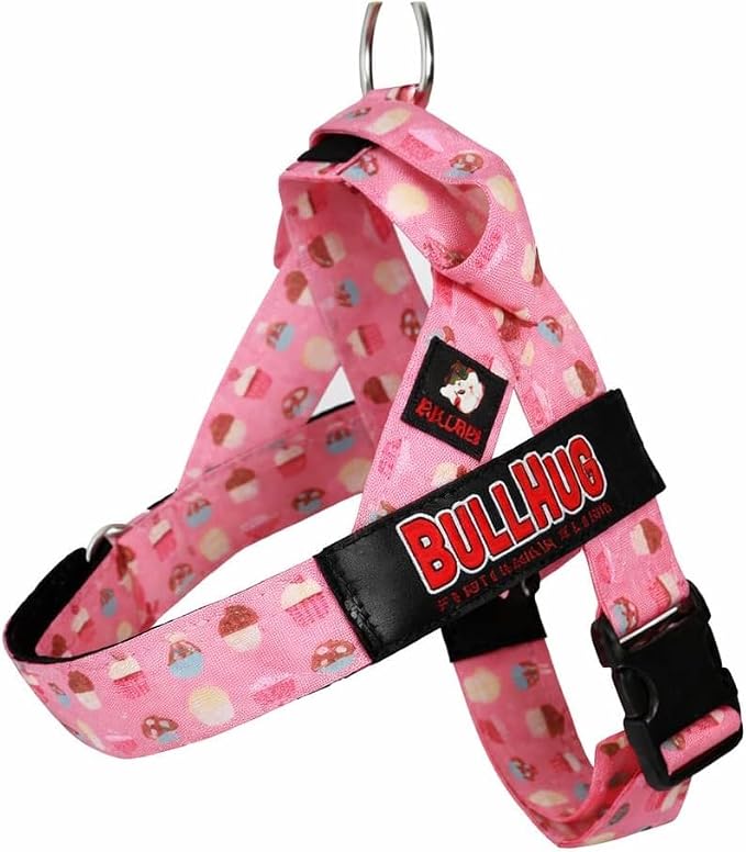 Adjustable Dog Harness– No Pull, No Choke – for English Bulldogs, French Bulldogs, Pugs & Broad-Chested Breeds – Easy, Safe Walks (Cups, Small)