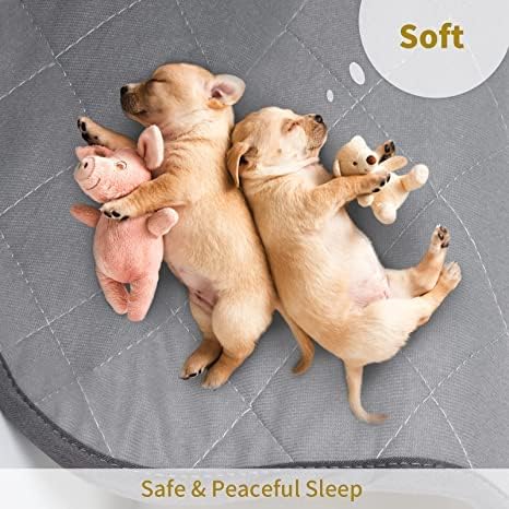 CoolShields Washable Puppy Dog Pee Pad, 72" X72" Extra Large, Waterproof Whelping Training Pet Mat for Playpen, Crate, Potty, Floor, Bed, Sofa and Trunk, Reusable Pee Pads for Dogs, Cats, Bunny | Ultra-Absorbent, Reusable Waterproof Potty Pad for Dogs,...