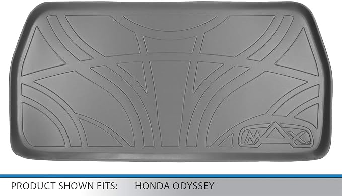 SMARTLINER All Weather Custom Fit Cargo Trunk Liner Floor Mat Behind 3rd Row Seat for 2011-2017 Honda Odyssey