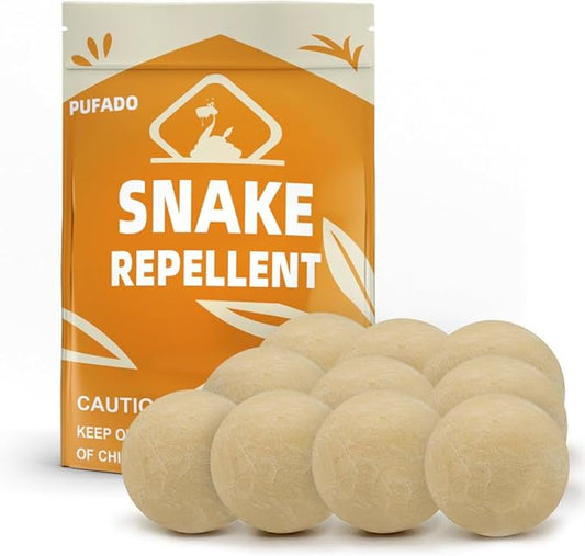 Snake Repellent for Yard Powerful, Keep Away Outdoors, Outdoors Pet Safe, Outdoor Repellant Home, Out Effectively- 10 Pack 45TRR