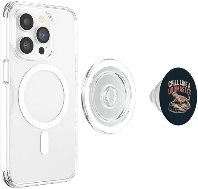 Uromastyx Owner Chill Uromastyx PopSockets PopGrip for MagSafe
