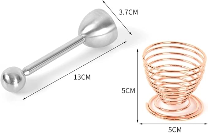 Stainless Steel Egg Topper, Eggshell Cutter Cracker Opener Remover, Multipurpose Egg Cup Kitchen Gadget(Egg opener)