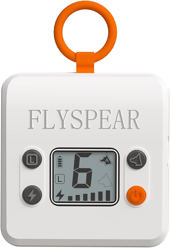 FLYSPEAR Extra Indoor Wireless Pet Barrier Transmitter, Transmitter Only,White