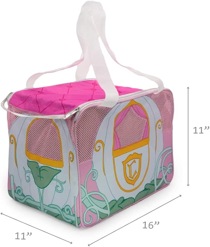 Buckle-Down Disney, Cinderella, Pumpkin Carriage Bag, Pet Carrier, Polyester Canvas, (IPC-DYANP)