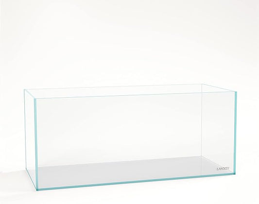 Landen 120P 72.2 Gallon Rimless Low Iron Aquarium Fish Tank, W47.2 × D19.7 × H19.7 (120x50x50cm) 12mm Thickness with Black Nano Foam Leveling mat Included
