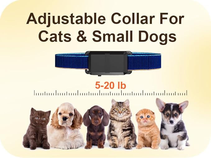 FLYSPEAR Extra Receiver Collar for Indoor Wireless Cat Barrier, Receiver Collar Only,Black