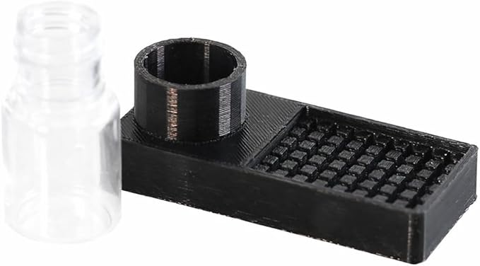 Jumping Spider Water Dispenser Jumping Spider Enclosure Accessories Suitable for Tarantulas, Praying Mantises,and Other Small Animal Enclosure Accessories (Black)
