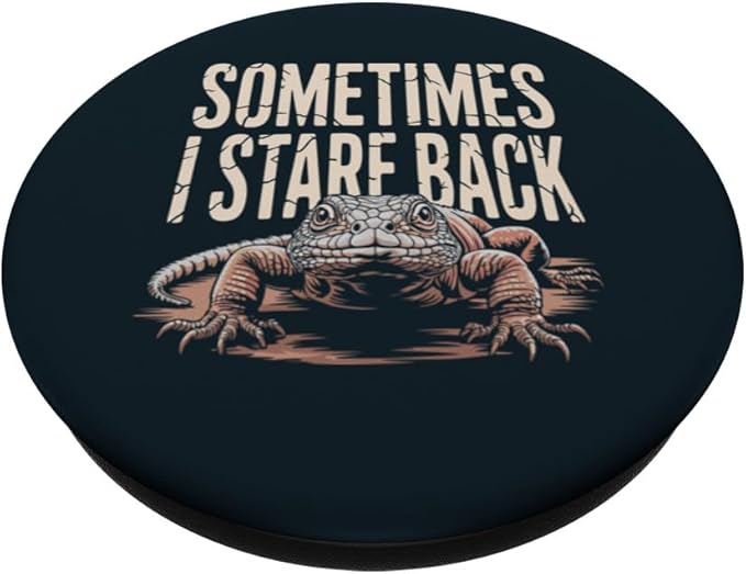 Uromastyx Owner Stare Back Uromastyx PopSockets Adhesive PopGrip