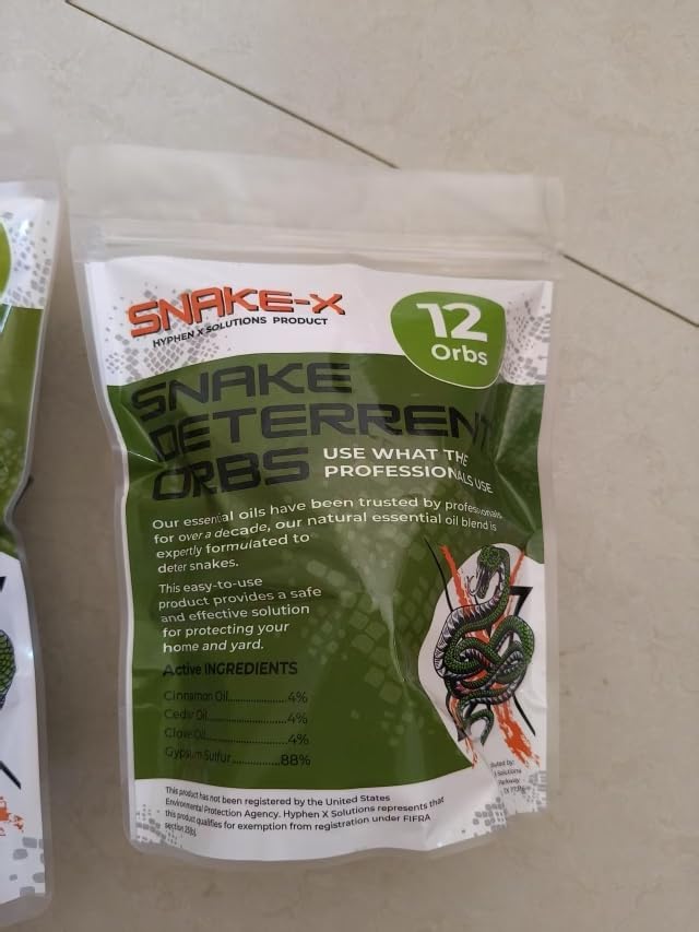 12-Pack Snake Orbs for Outdoor Use - Made with Natural Plant-Based Ingredients